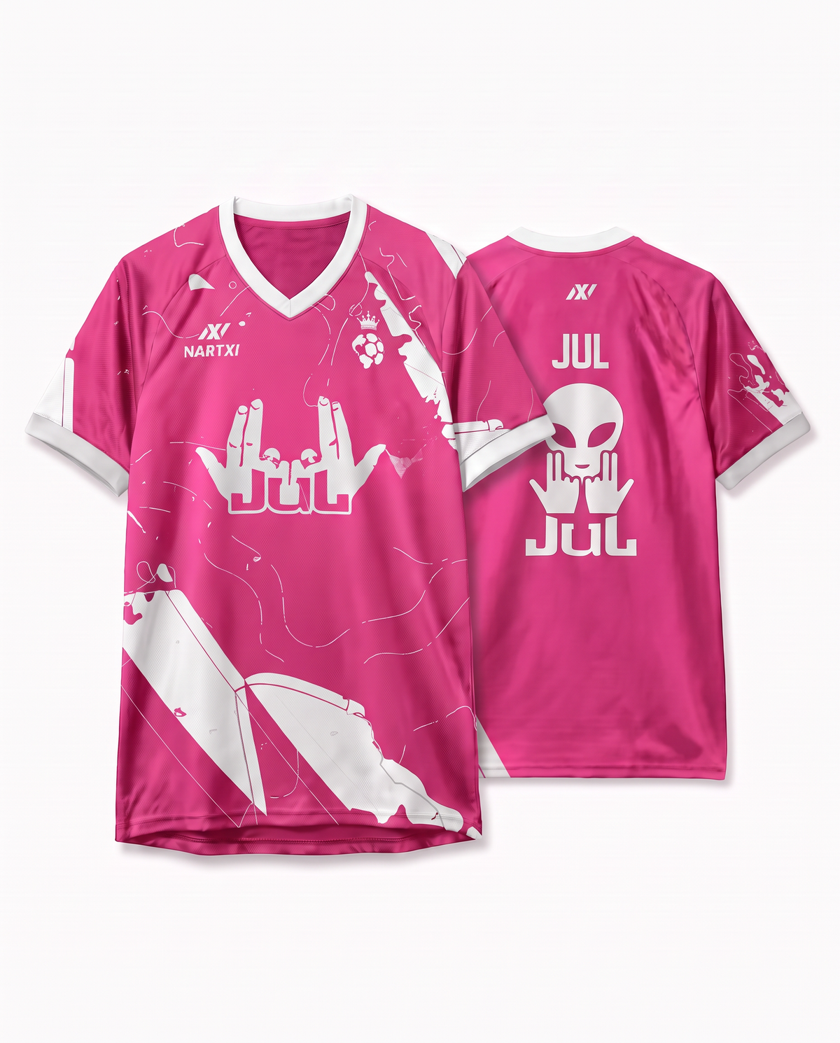 JUL SIGNE MAINS JERSEY XII