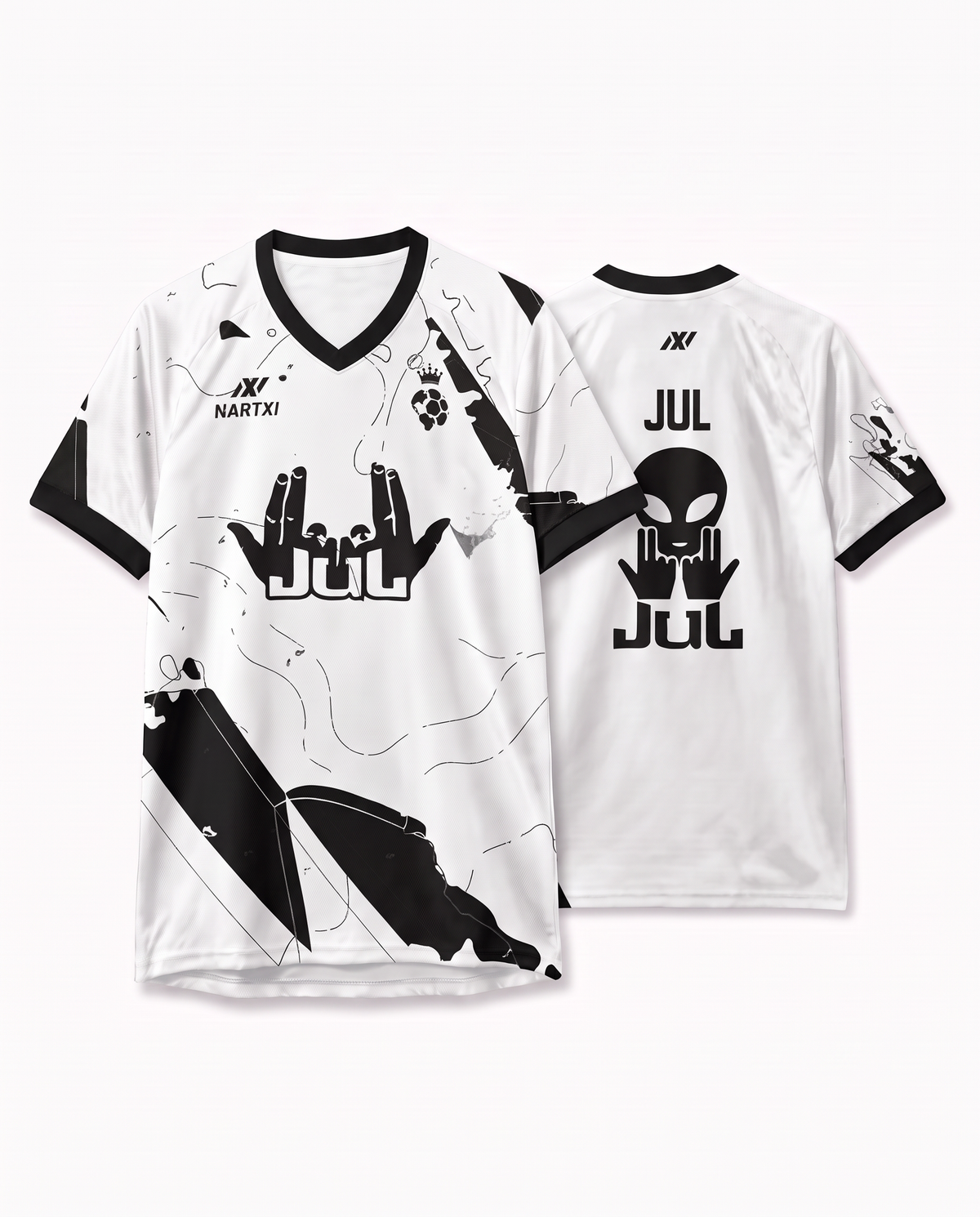 JUL SIGNE MAINS JERSEY XII